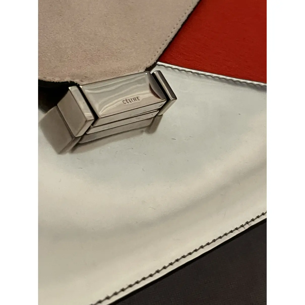 Diamond Clutch leather clutch bag Celine - Vintage