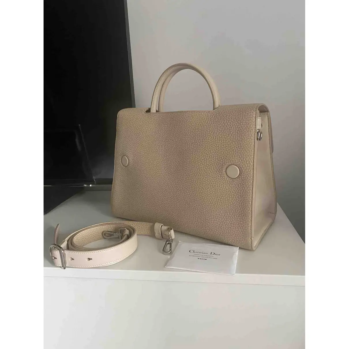 Buy Dior Diorever leather handbag online