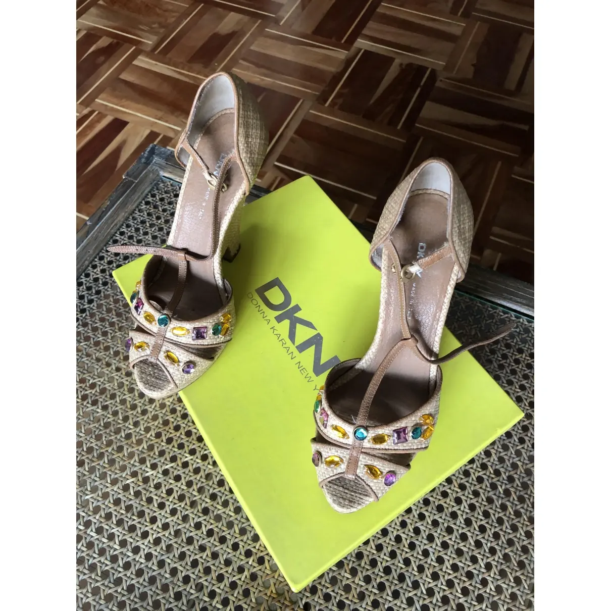 Dkny Leather sandals for sale