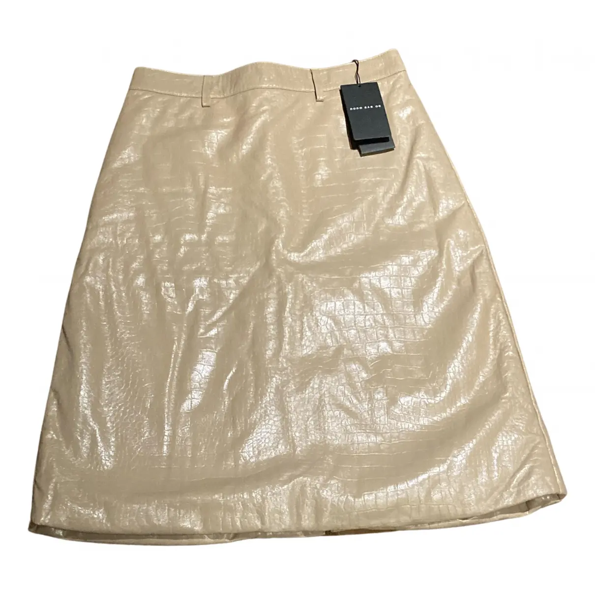 Leather mid-length skirt Dodo Bar Or