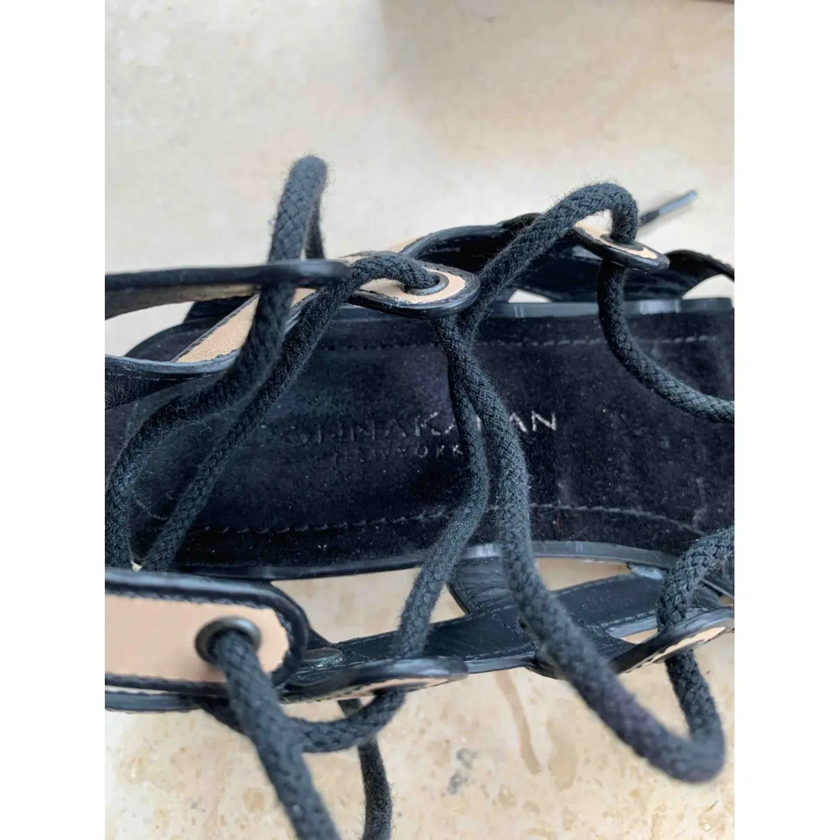 Buy Donna Karan Leather sandals online