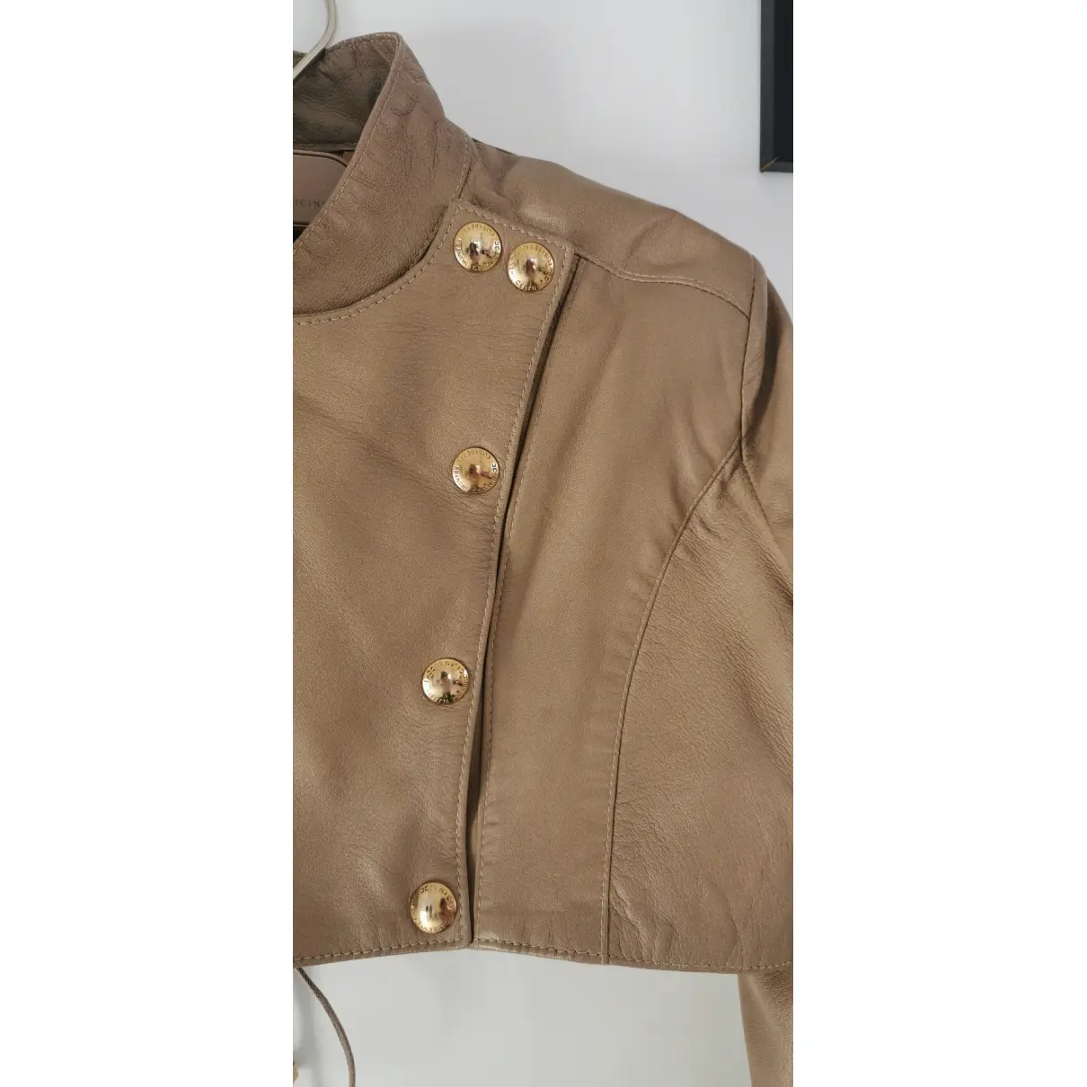 Buy Elisabetta Franchi Leather short vest online