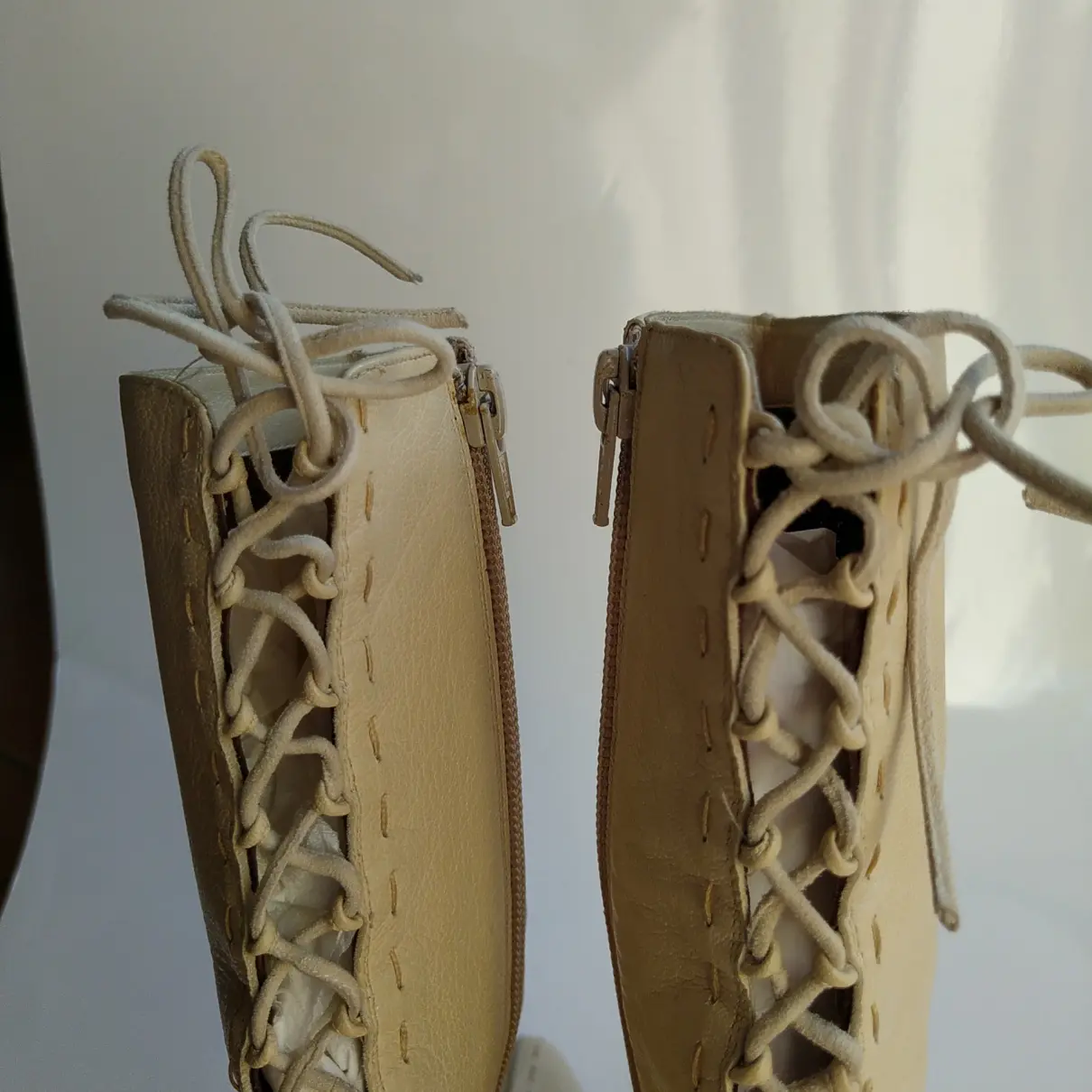 Leather ankle boots Emanuel Ungaro - Vintage