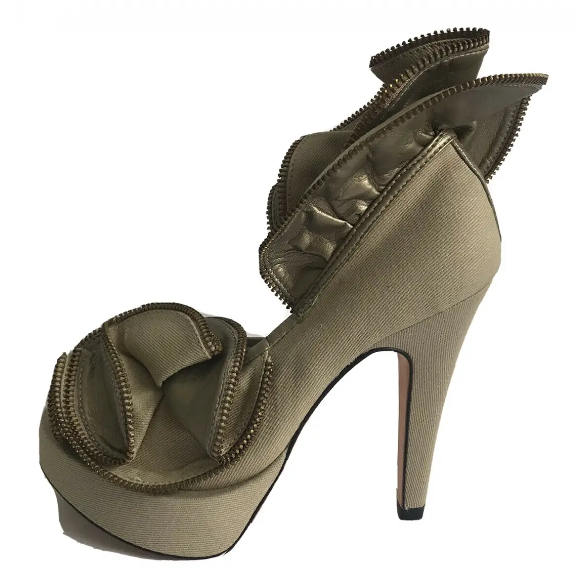 Leather heels Emma Cook