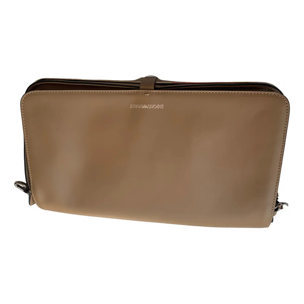 Leather clutch bag Emporio Armani