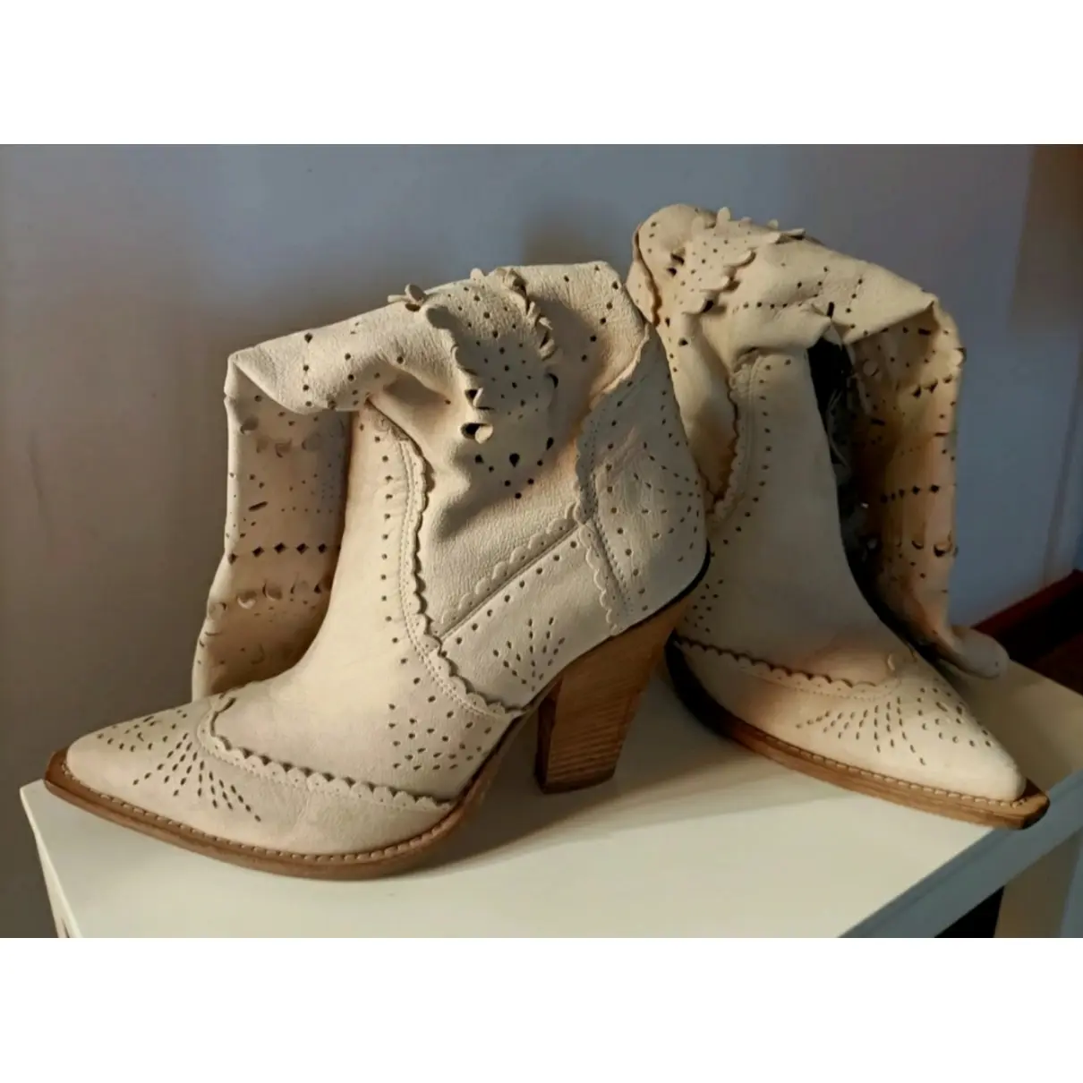 Leather boots Ermanno Scervino