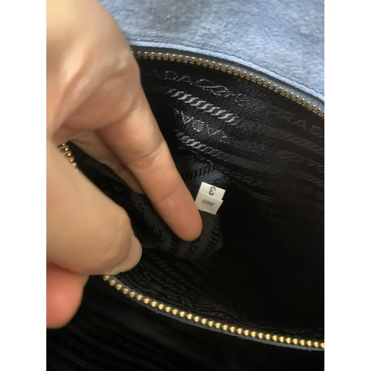 Etiquette leather handbag Prada