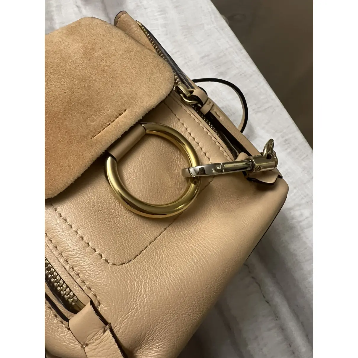 Buy Chloé Faye leather backpack online