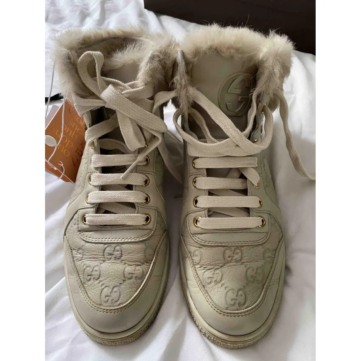 Gucci FlashTrek HighTop leather trainers for sale