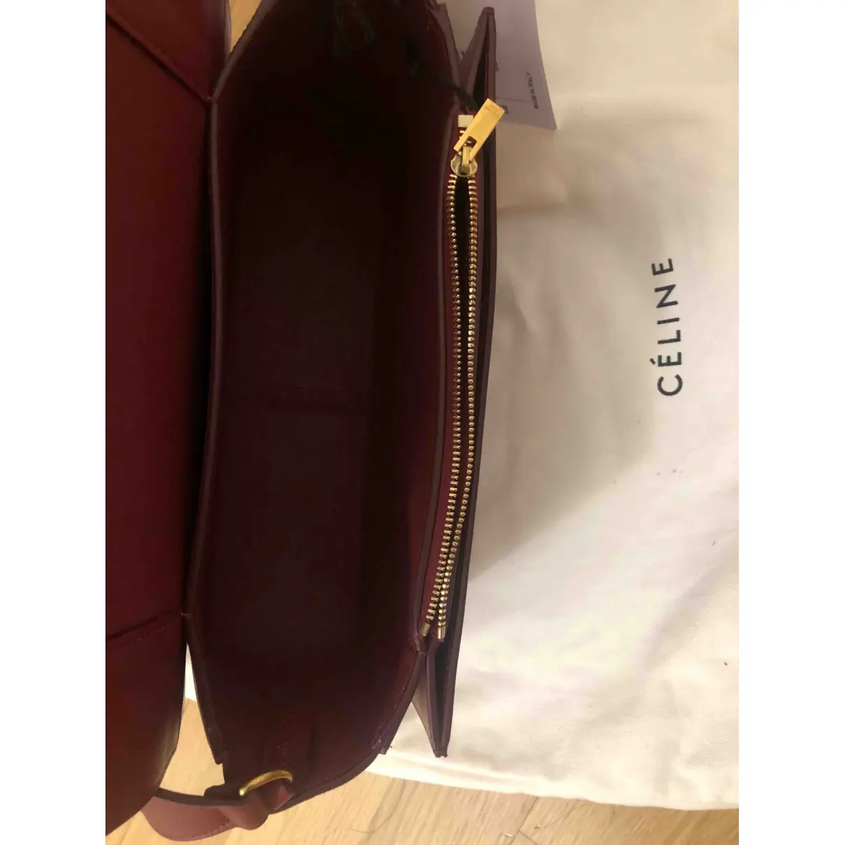 Frame leather handbag Celine