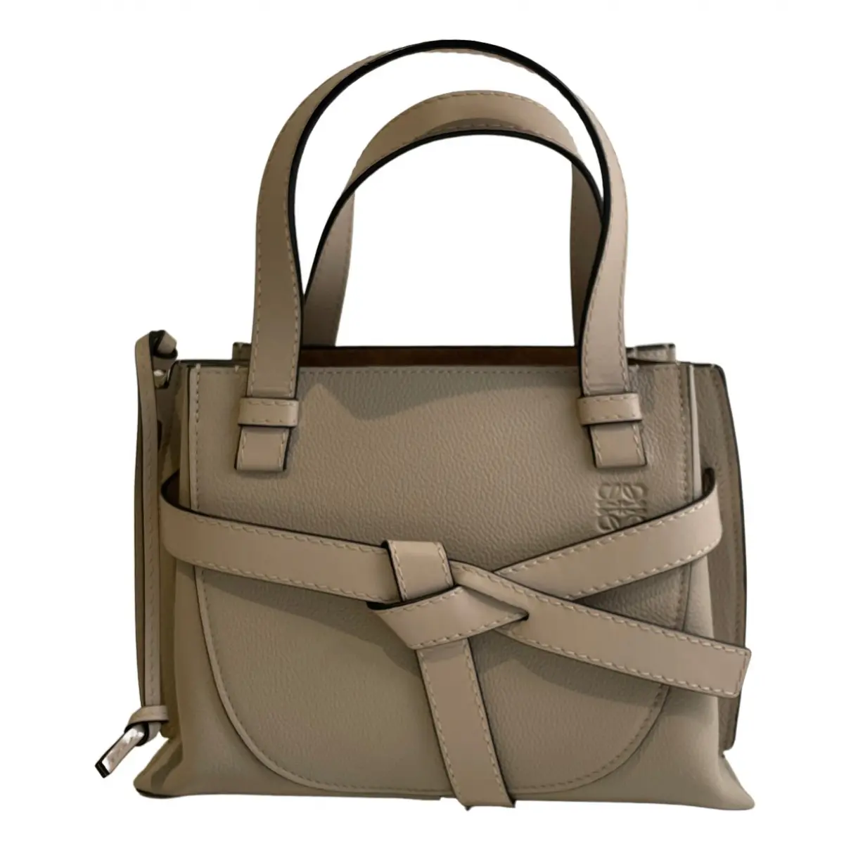 Gate Top Handle leather handbag Loewe