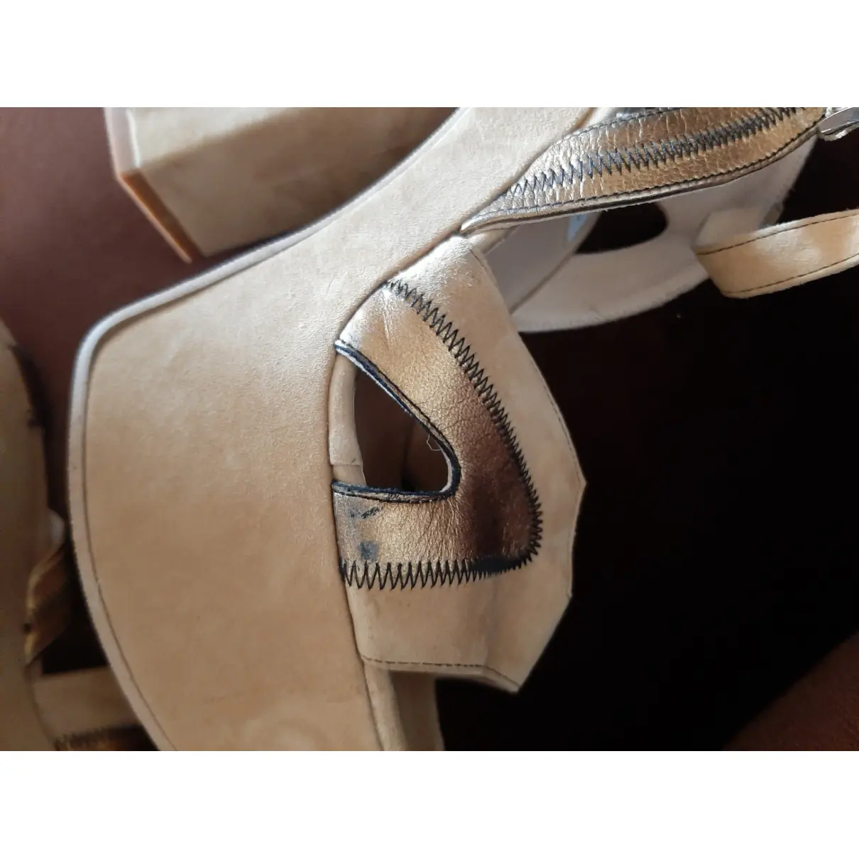 Leather sandals Giampaolo Viozzi