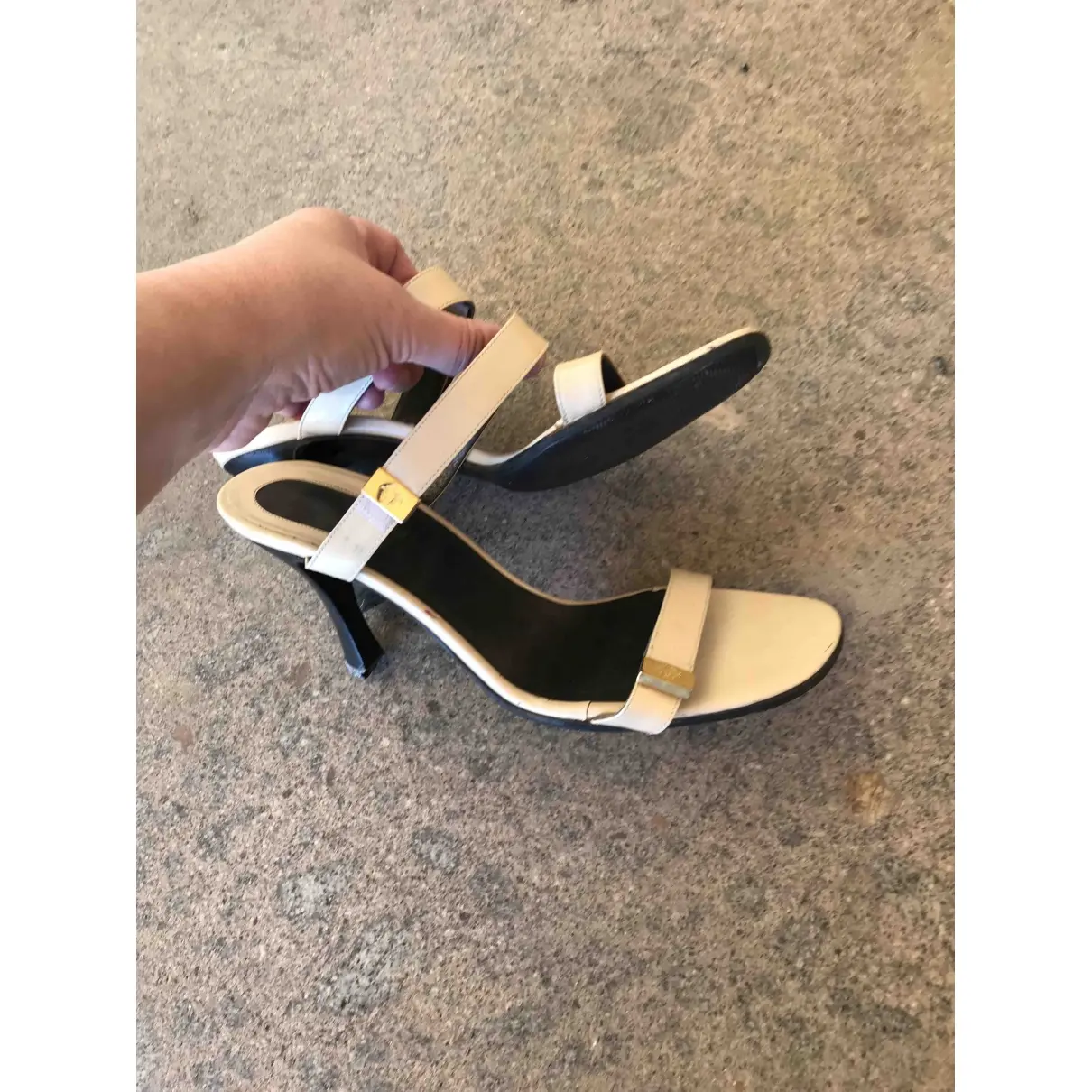 Gianni Versace Leather sandals for sale - Vintage