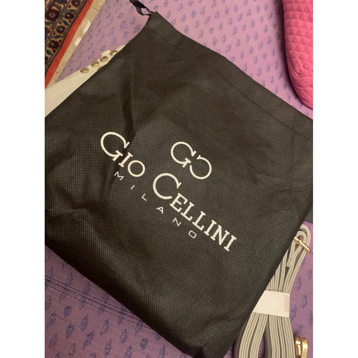 Leather backpack GIO CELLINI