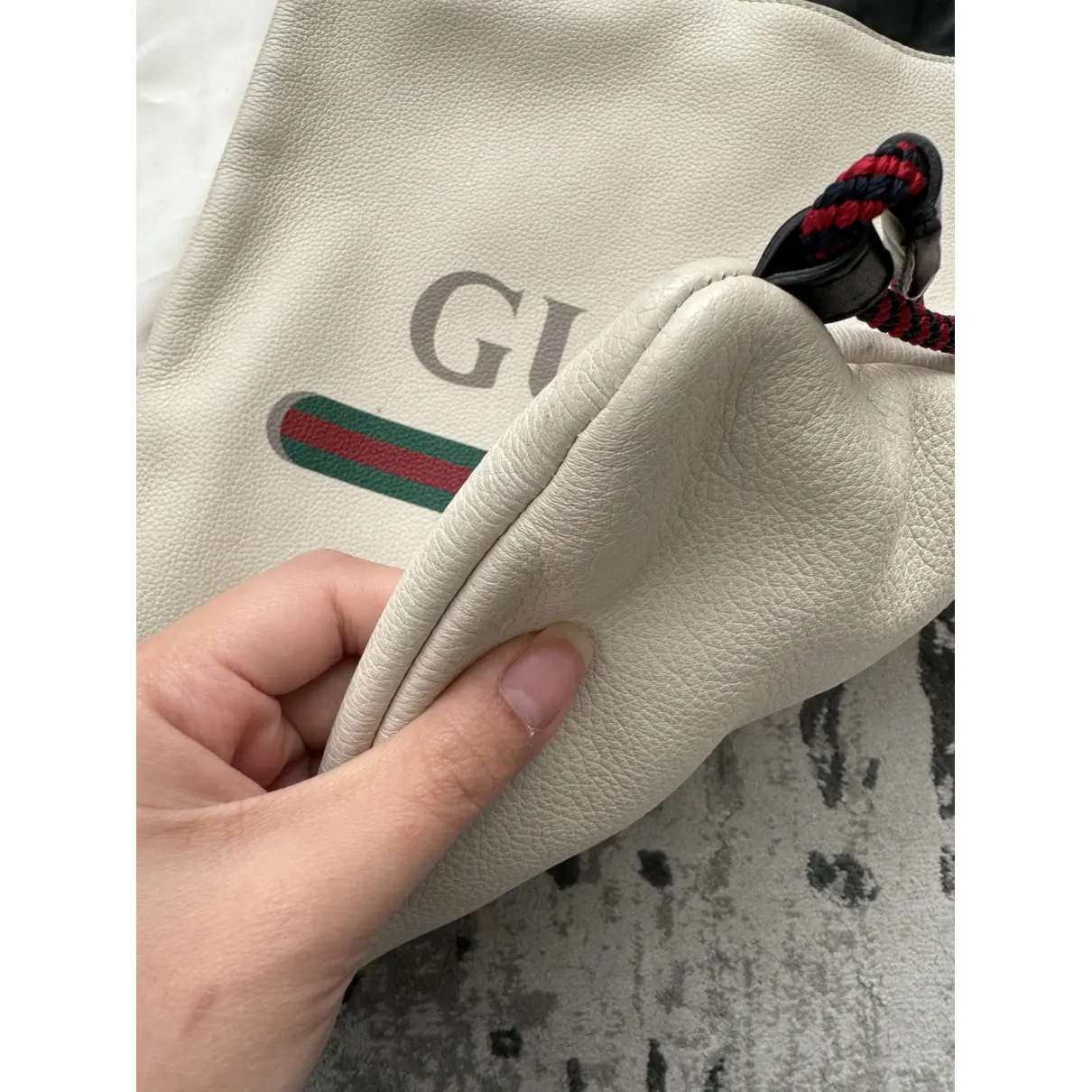 Leather backpack Gucci