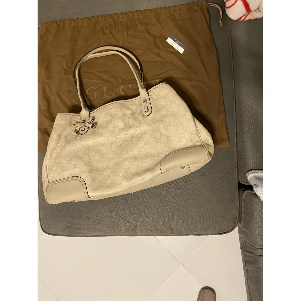 Leather tote Gucci - Vintage
