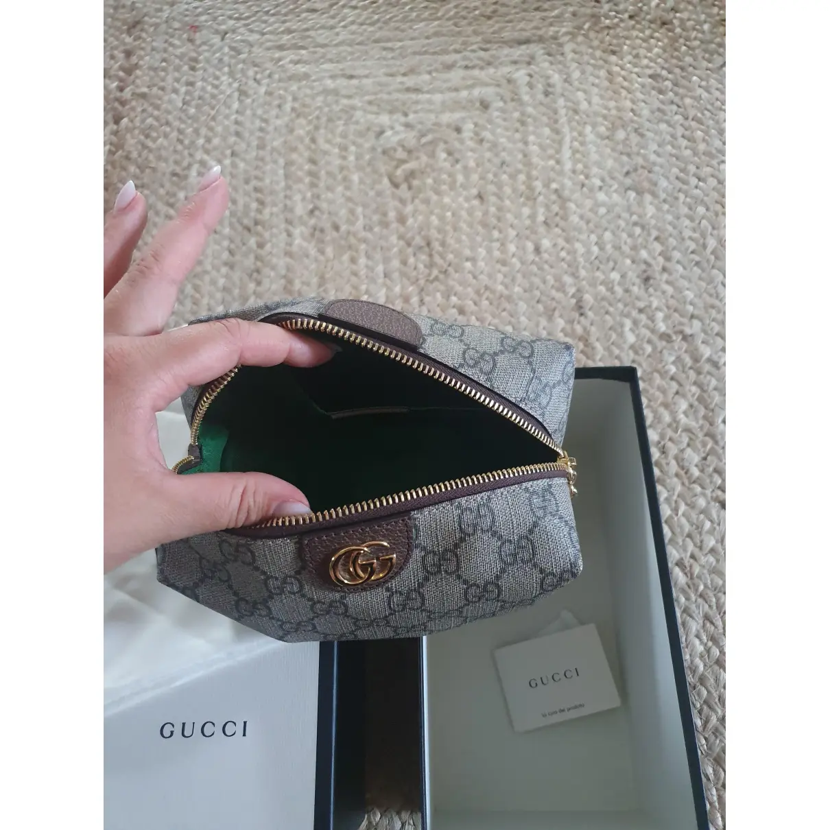 Leather vanity case Gucci