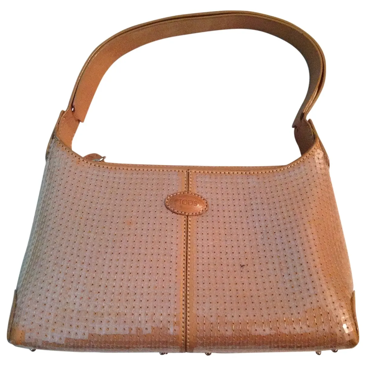 Beige Leather Handbag Tod's