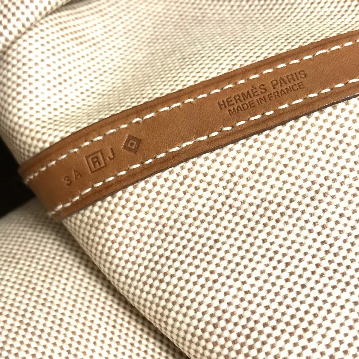 Leather tote Hermès