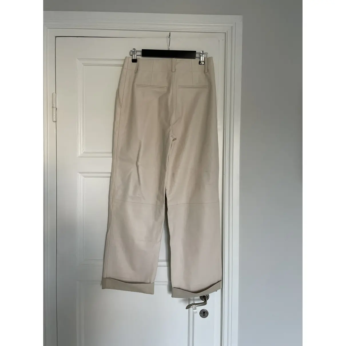 Buy H&M Leather straight pants online