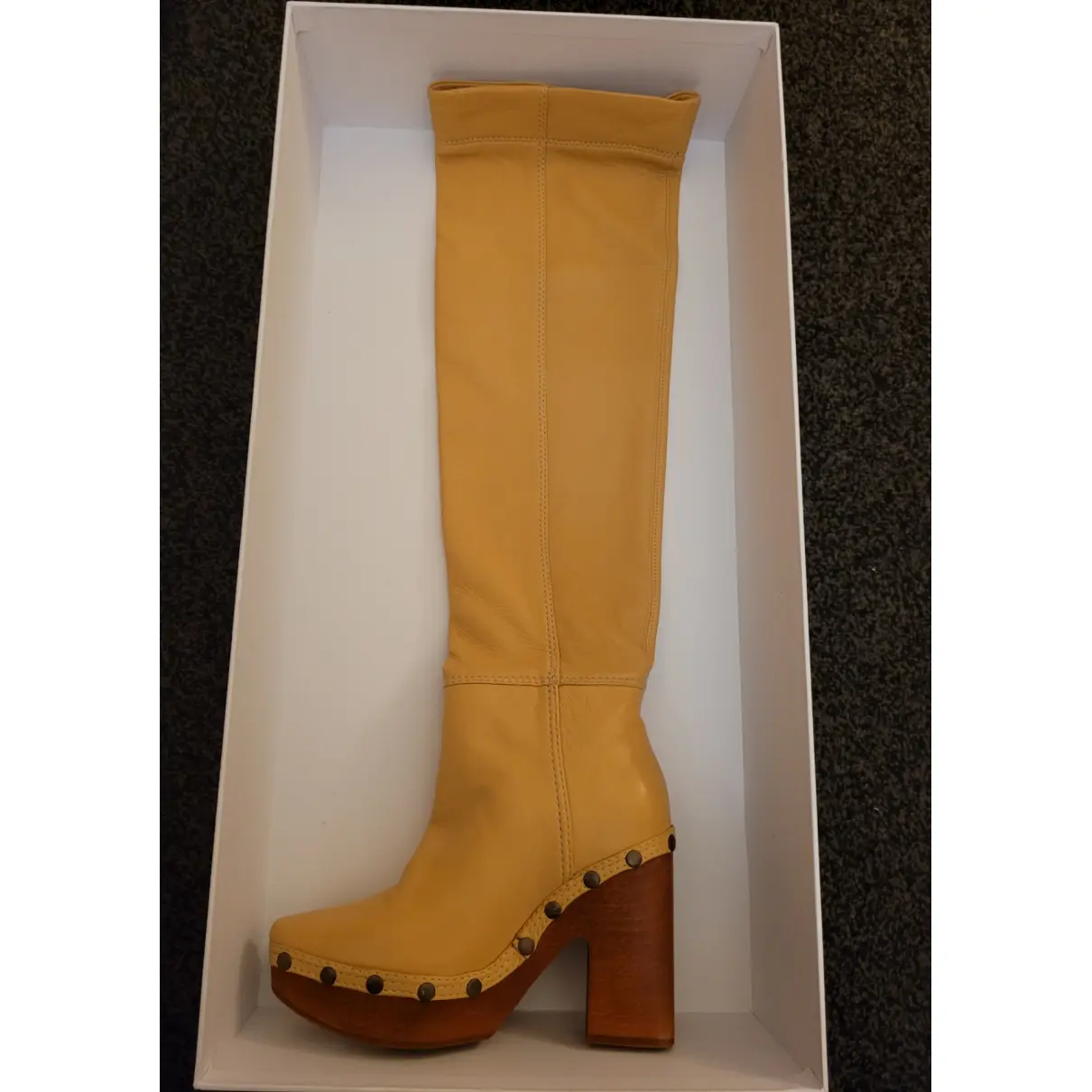 Leather western boots Jacquemus