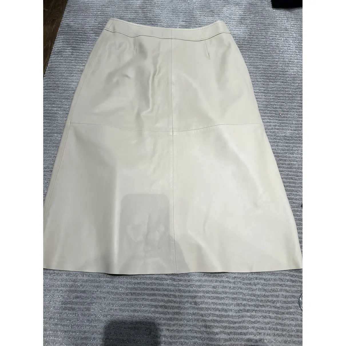 Leather mid-length skirt Joseph