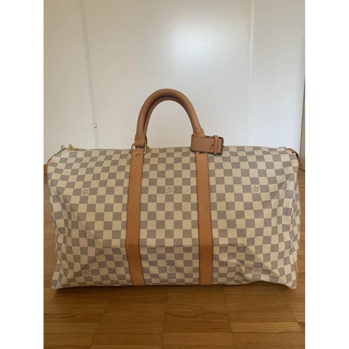 Buy Louis Vuitton Keepall leather 48h bag online