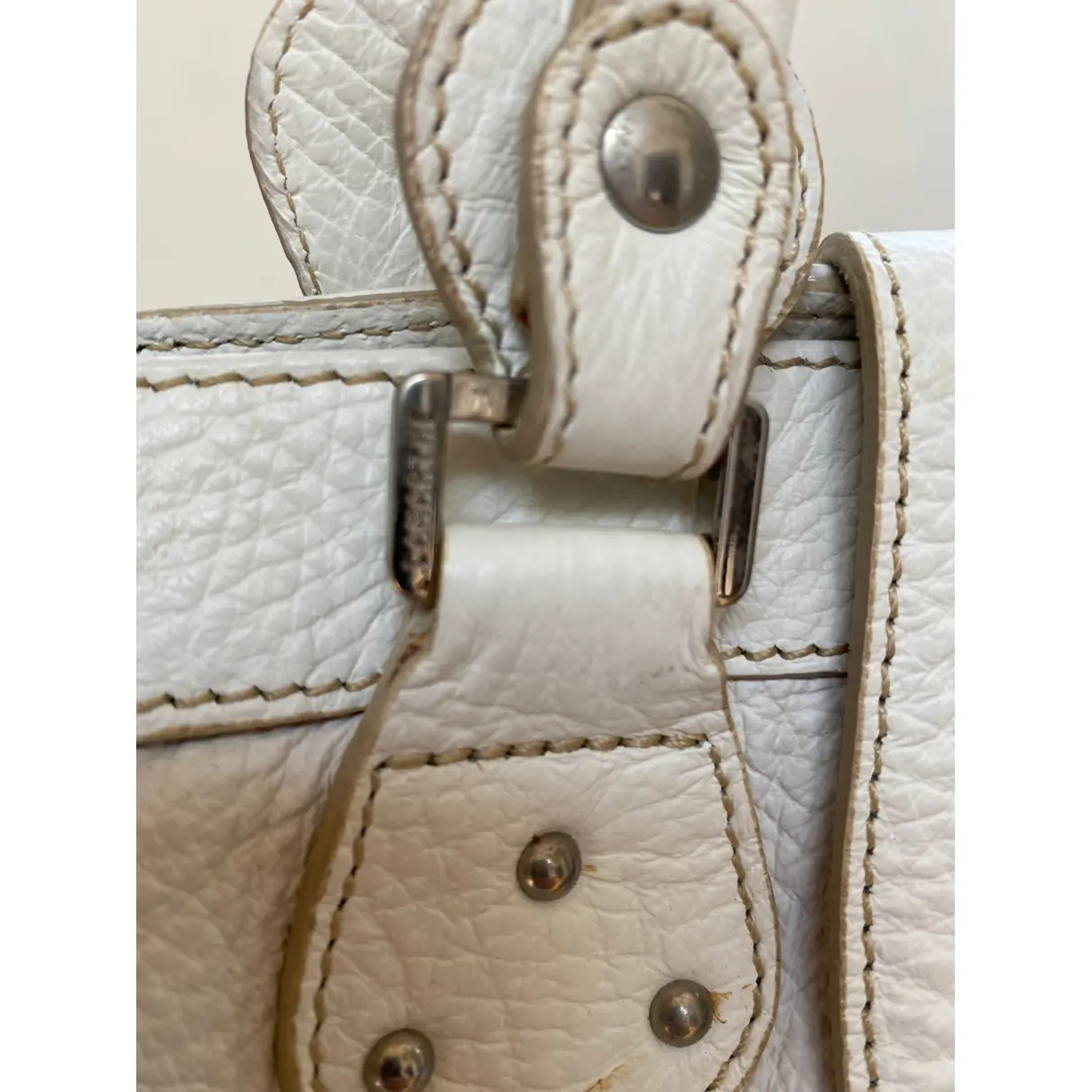 Leather handbag LAMARTHE