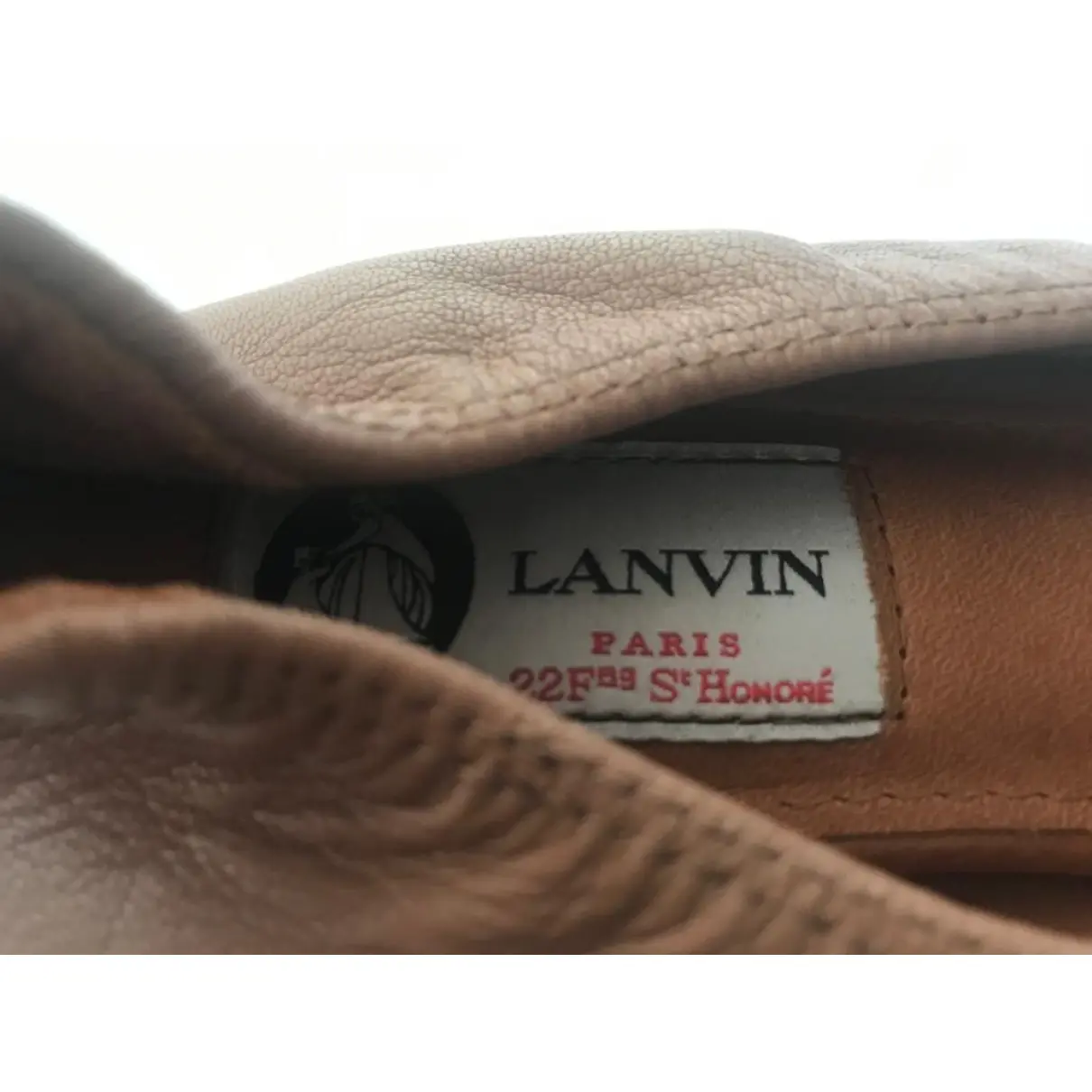 Leather ballet flats Lanvin - Vintage