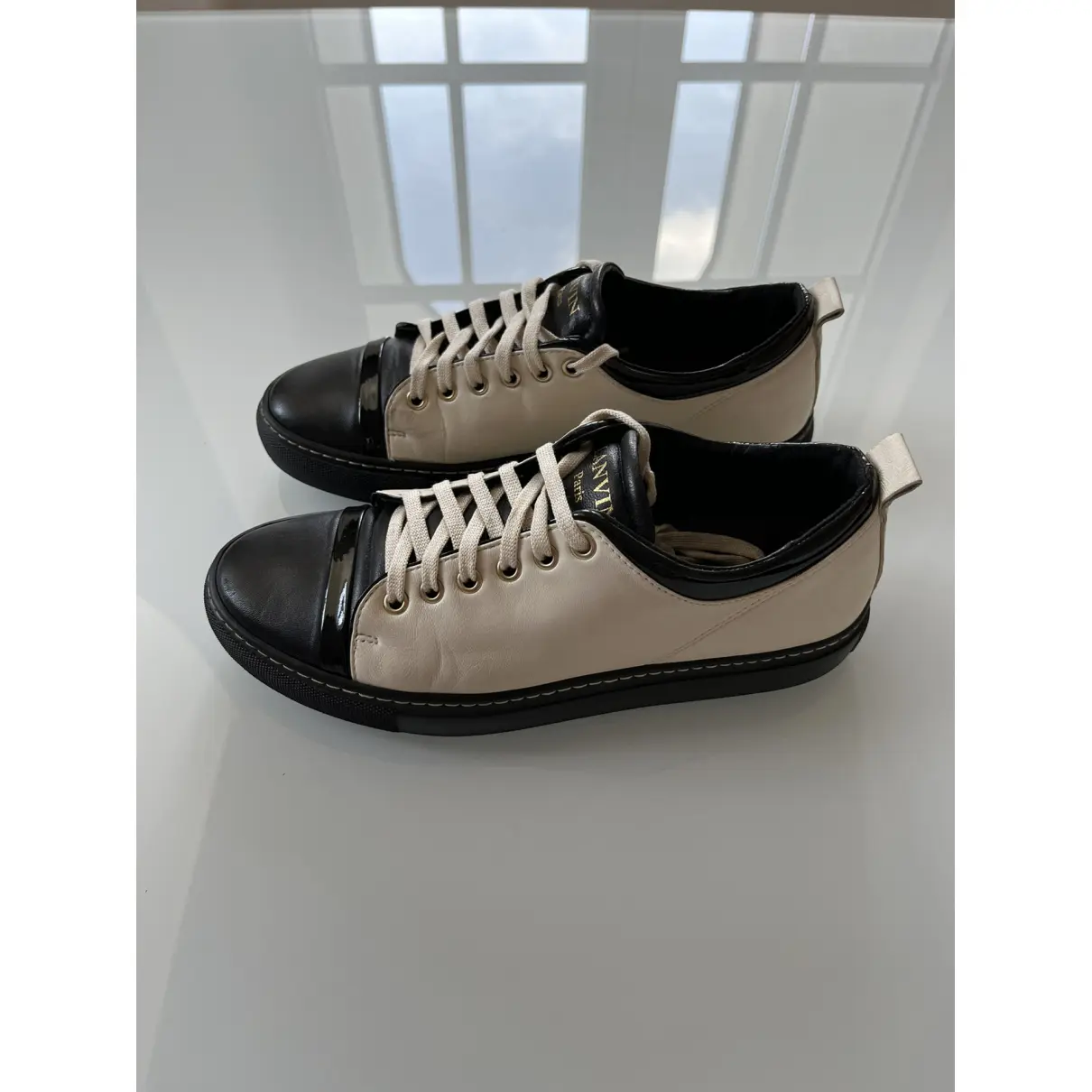 Buy Lanvin Leather trainers online