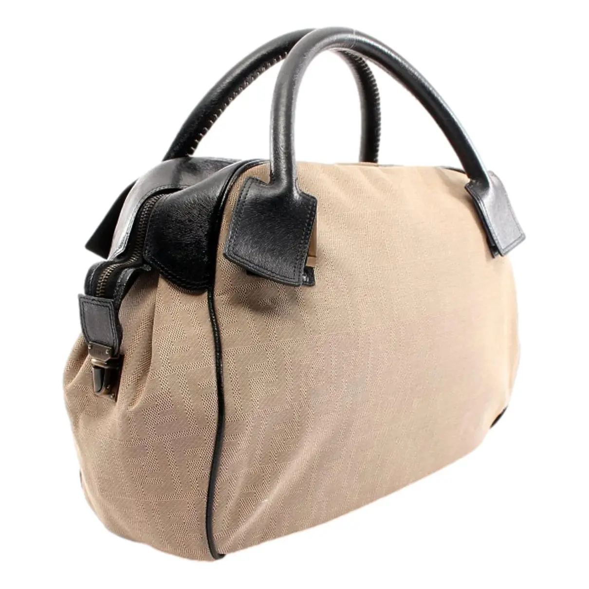 Buy Fendi Logo Shopper Tote leather handbag online - Vintage