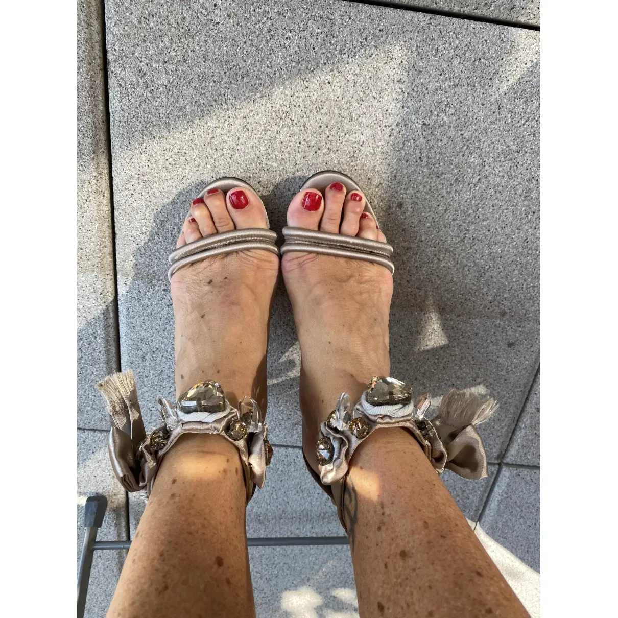 Leather sandal Lola Cruz