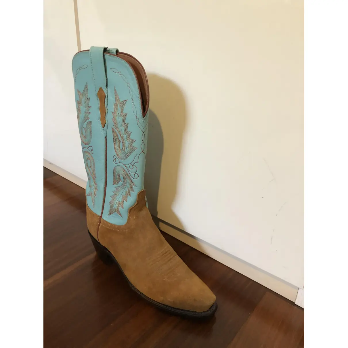 Leather lace up boots Lucchese