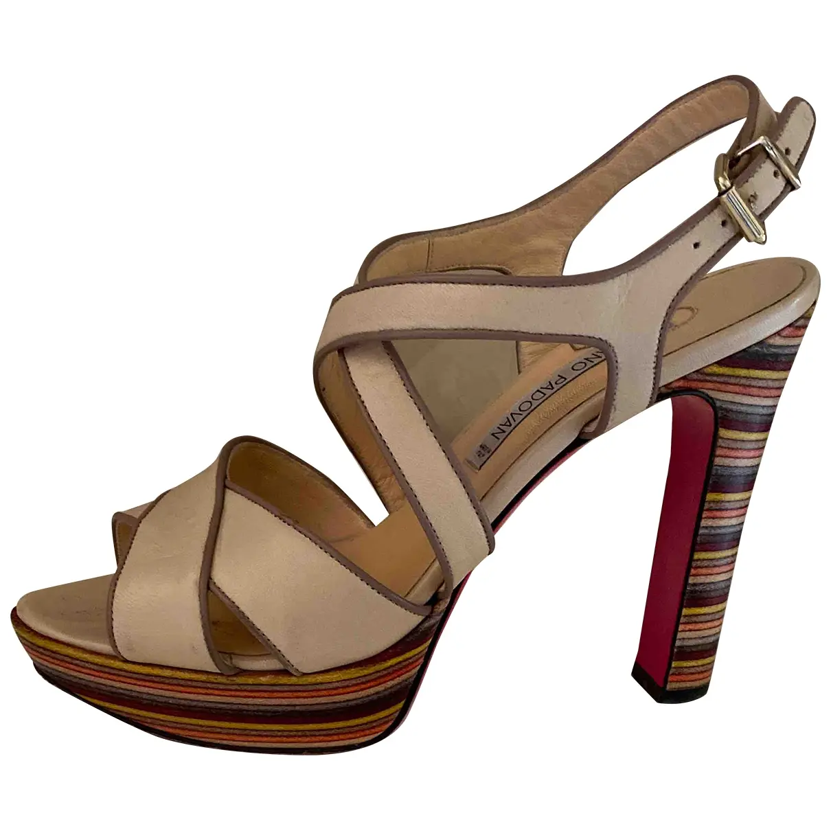 Leather sandals Luciano Padovan