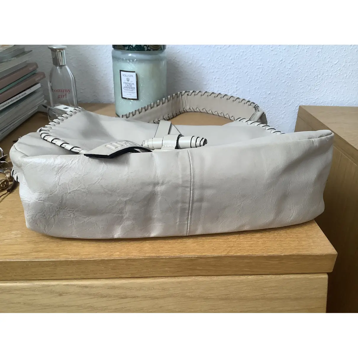 Leather crossbody bag LUPO