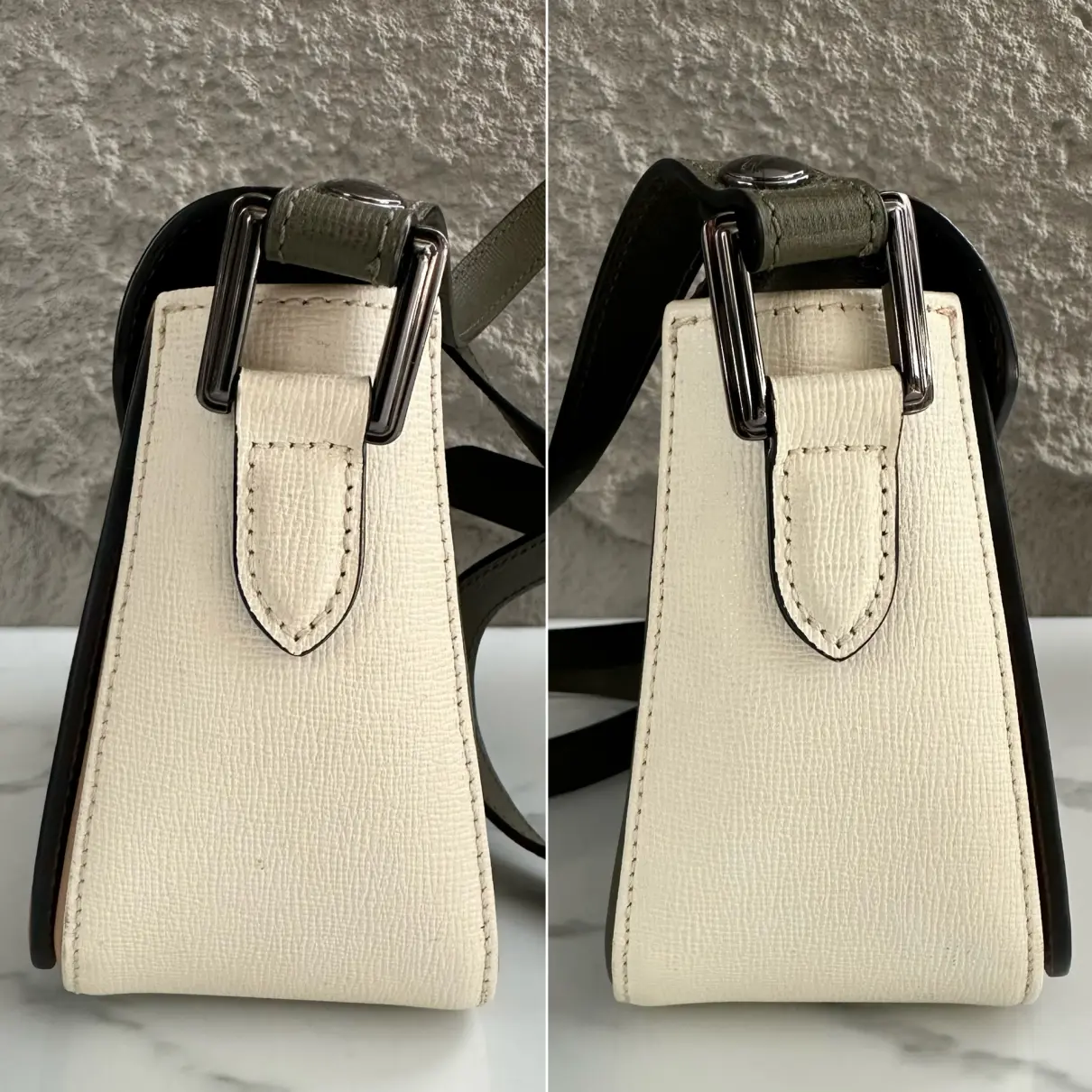 Mademoiselle leather crossbody bag Longchamp