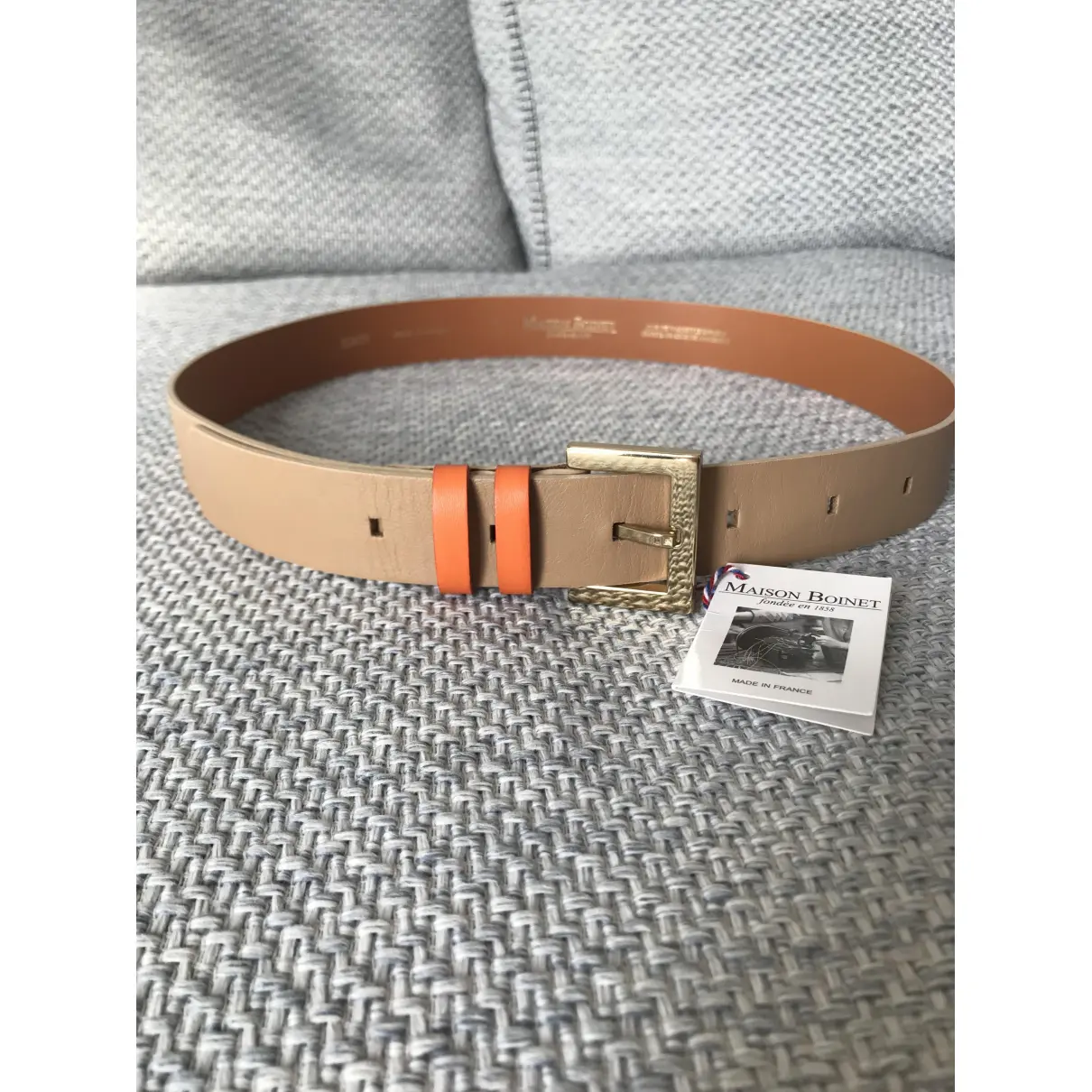 Buy Maison Boinet Leather belt online
