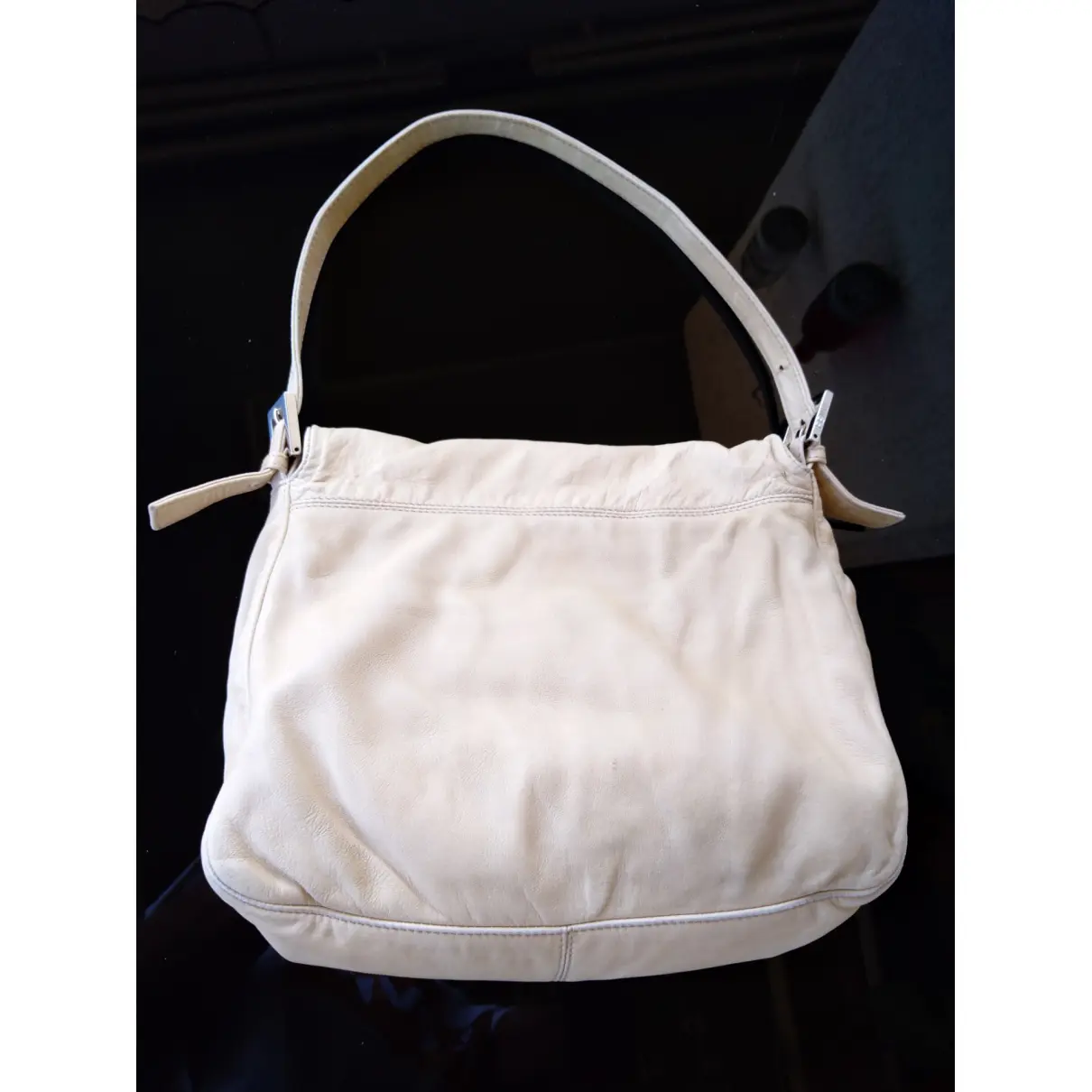 Mamma Baguette leather handbag Fendi - Vintage