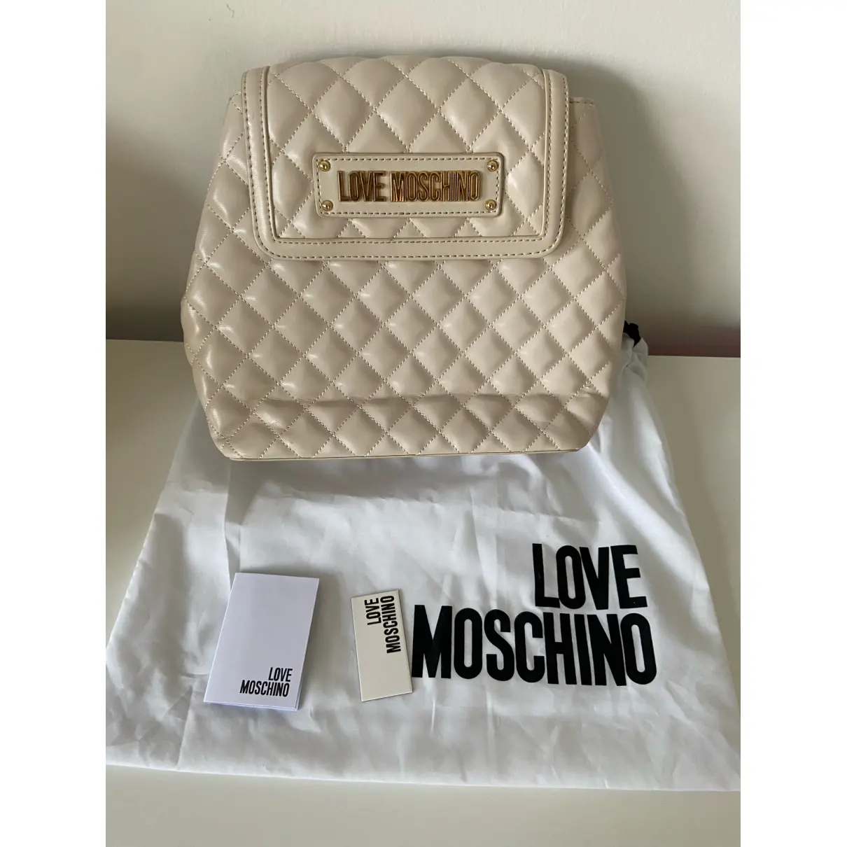 Luxury Moschino Love Backpacks Women
