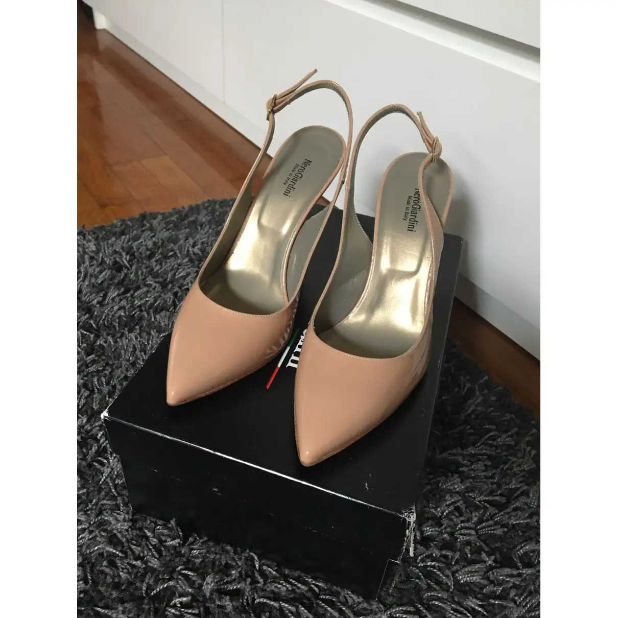 Buy NERO GIARDINI Leather heels online