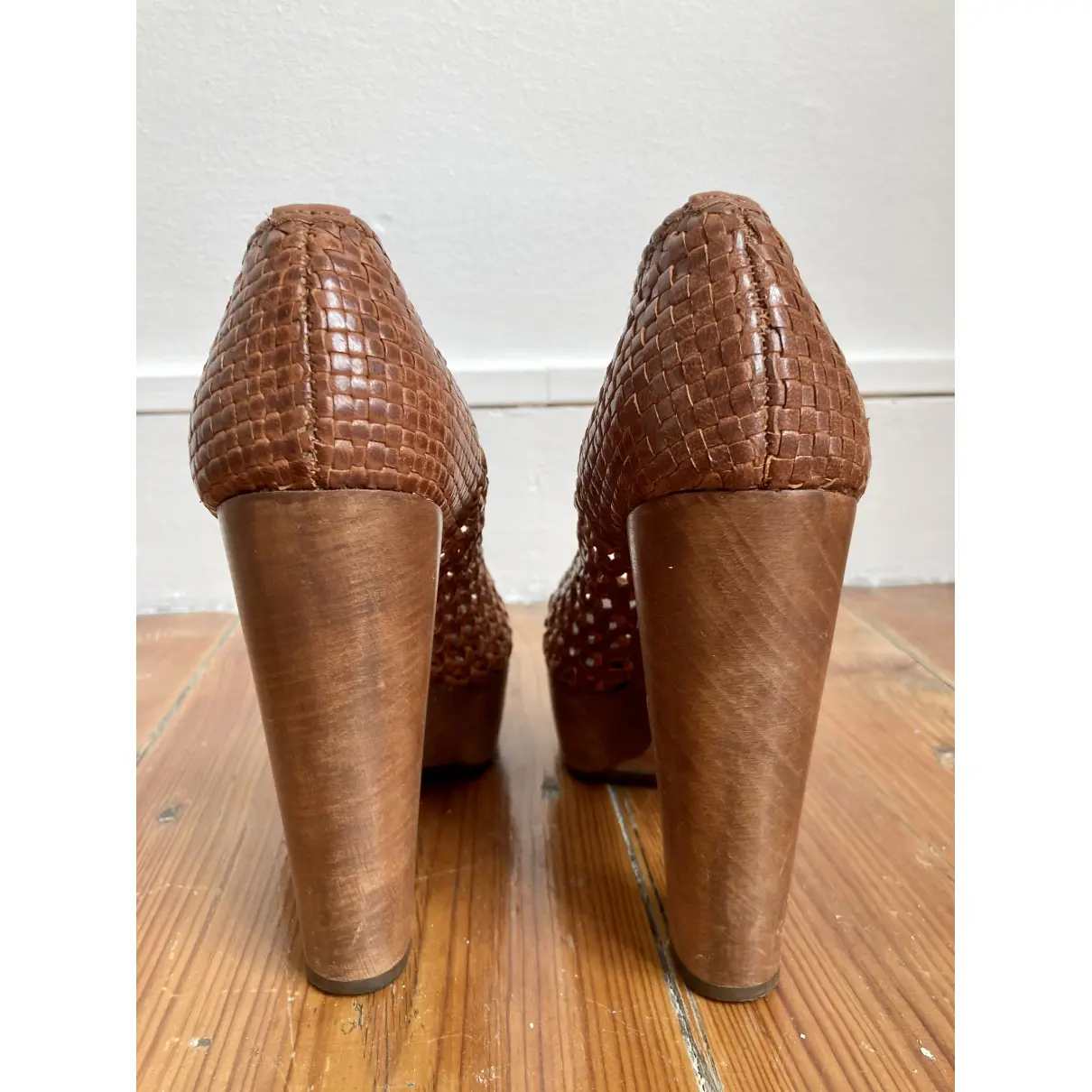 Leather heels Nicole Farhi