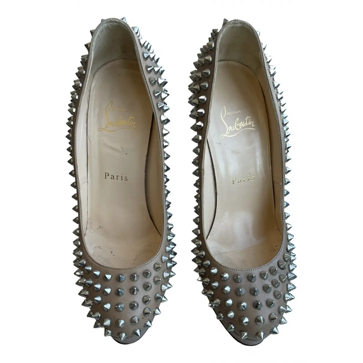 Nosy Spikes leather heels Christian Louboutin