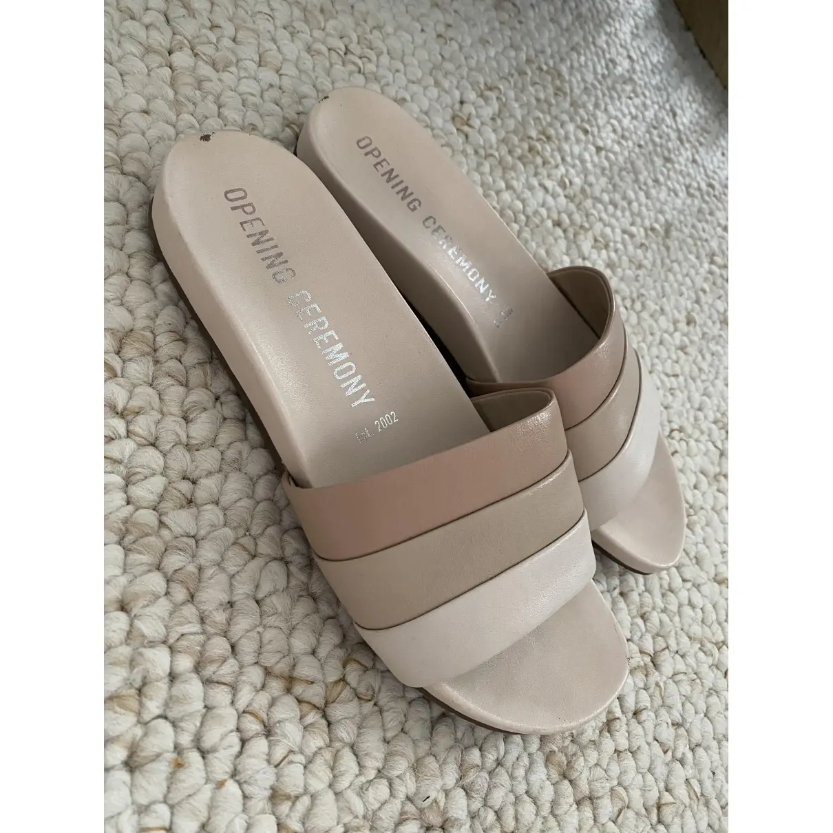 Opening Ceremony Leather sandal for sale
