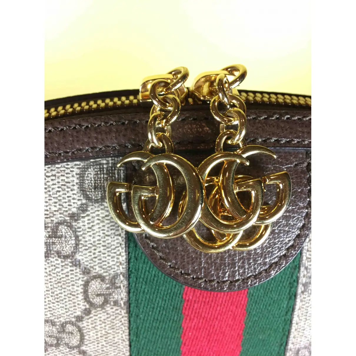 Ophidia Dome leather handbag Gucci