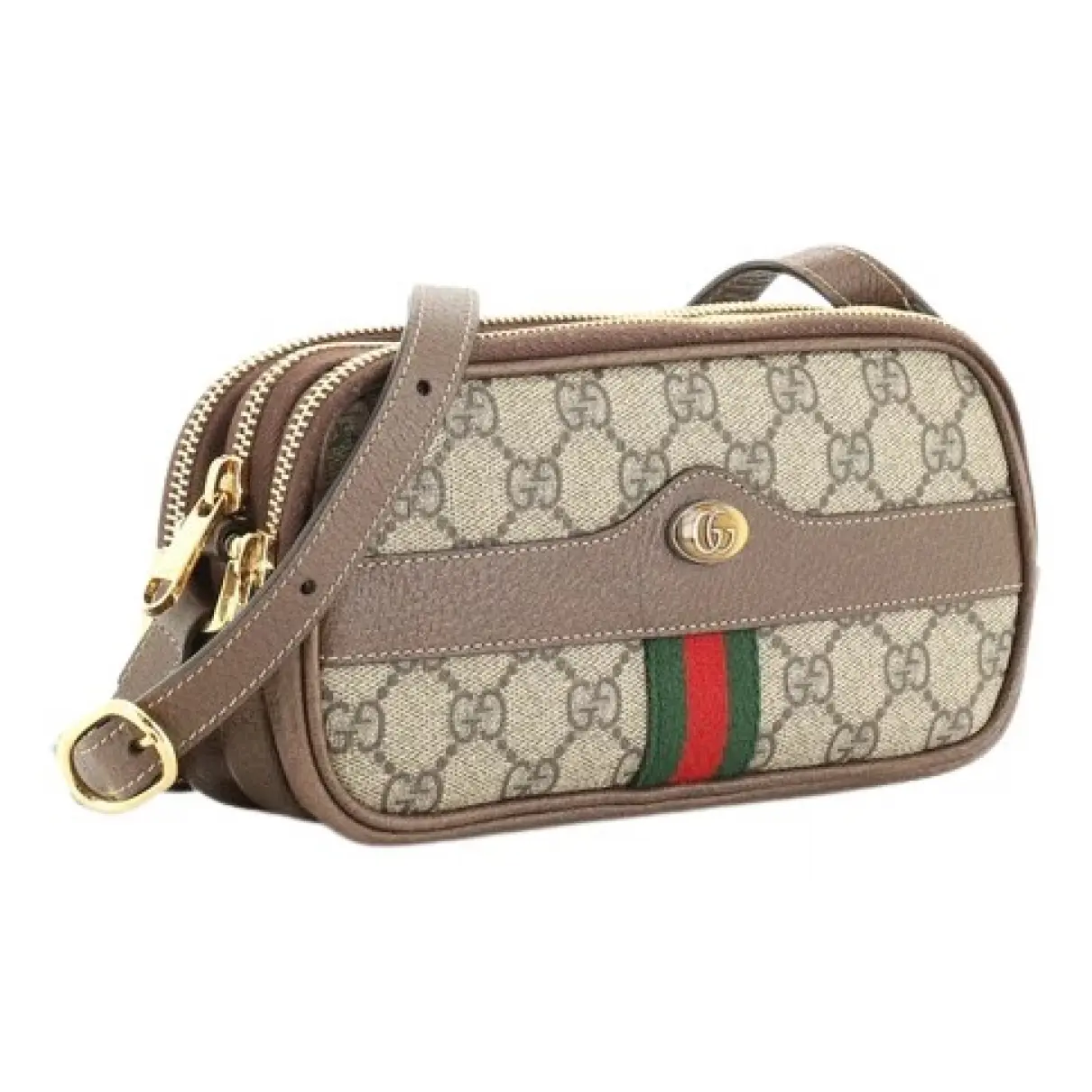 Ophidia GG leather crossbody bag Gucci