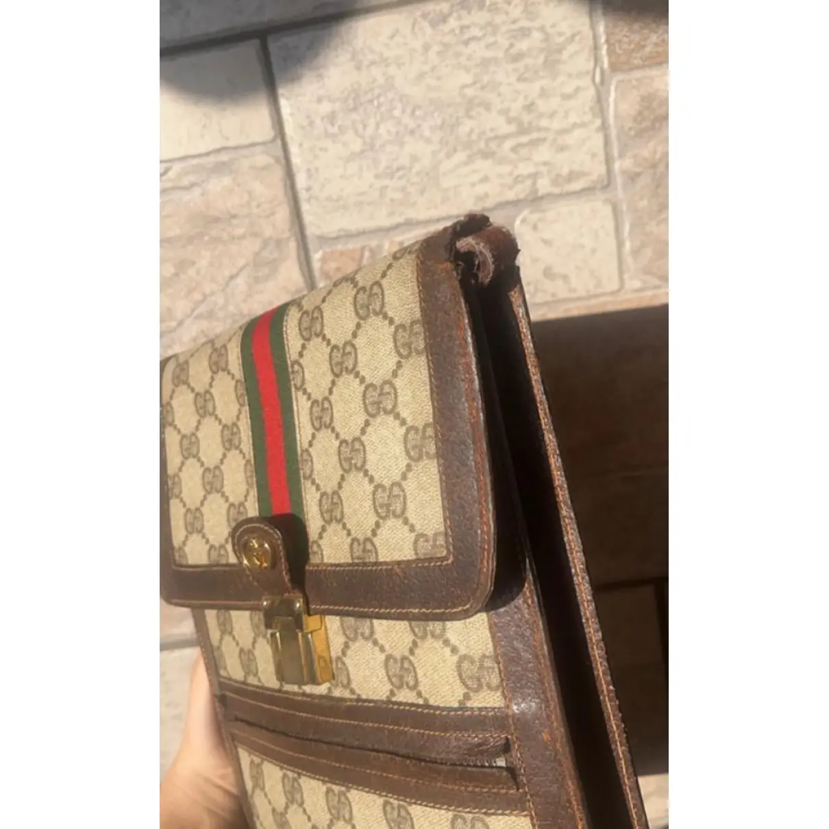 Ophidia Messenger leather bag Gucci - Vintage