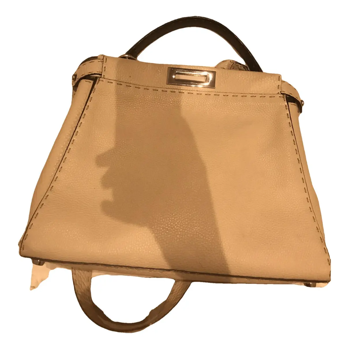 Peekaboo leather handbag