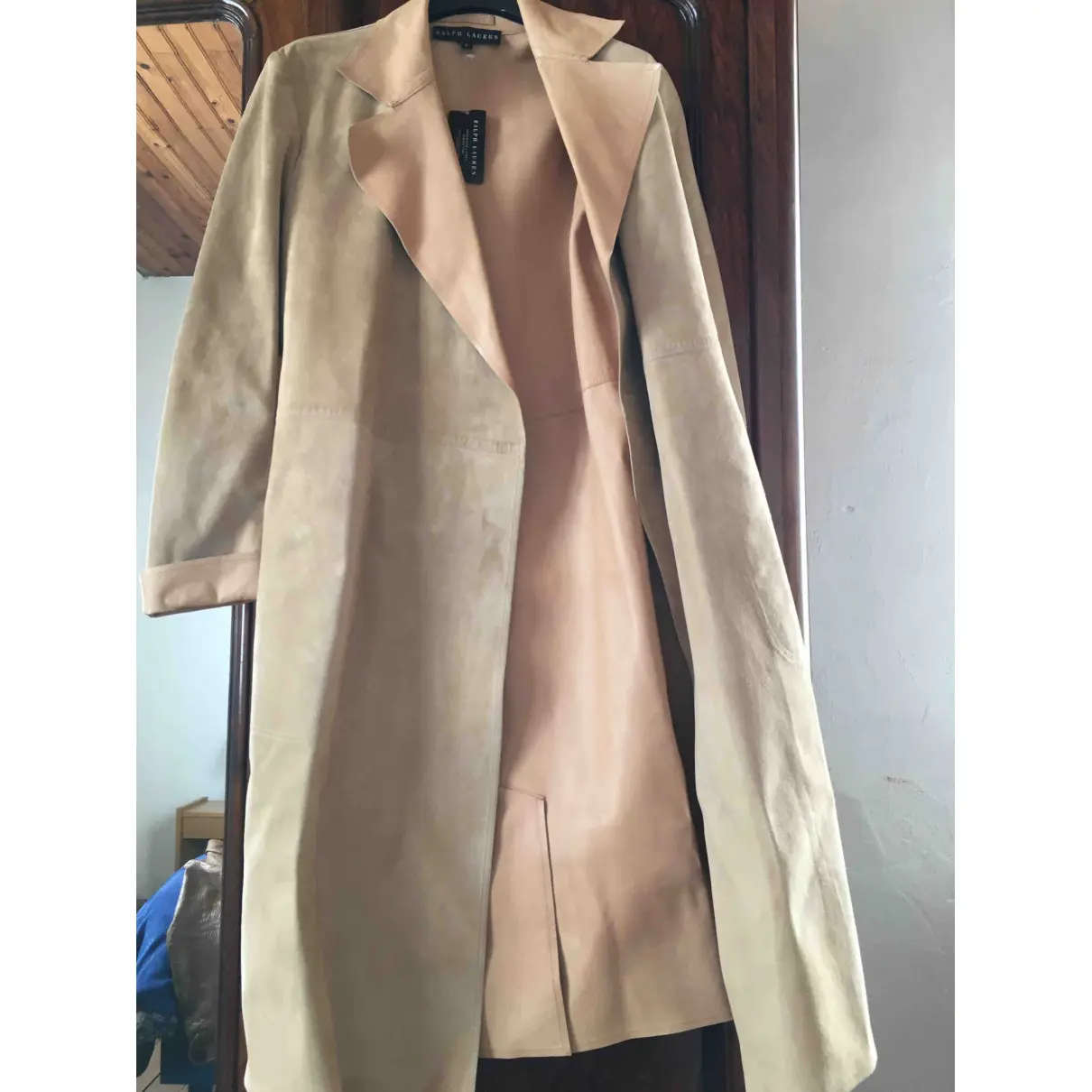 Leather coat Ralph Lauren