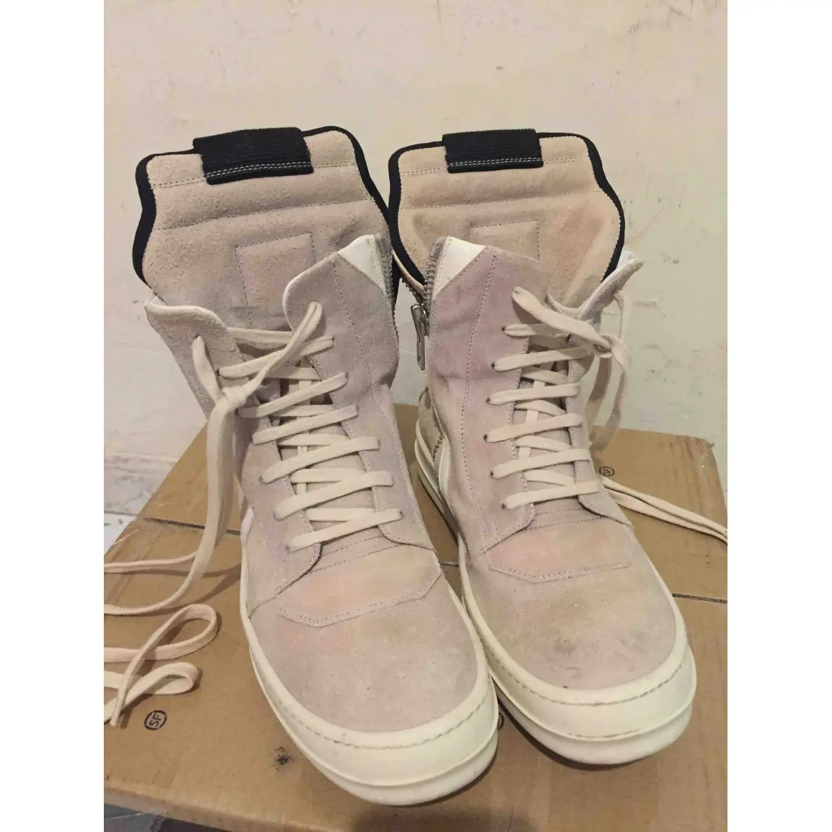 Rick Owens Lilies Leather trainers for sale