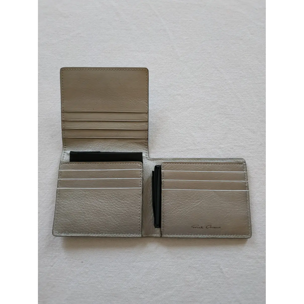Buy Rick Owens Leather card wallet online